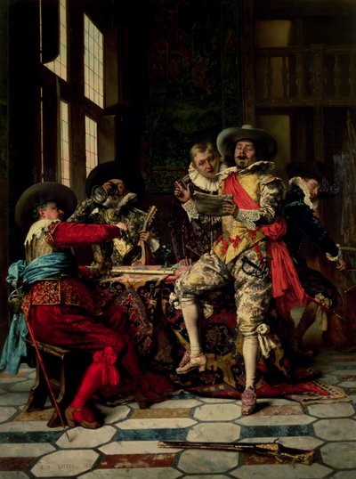 I cantanti da Adolphe Alexandre Lesrel